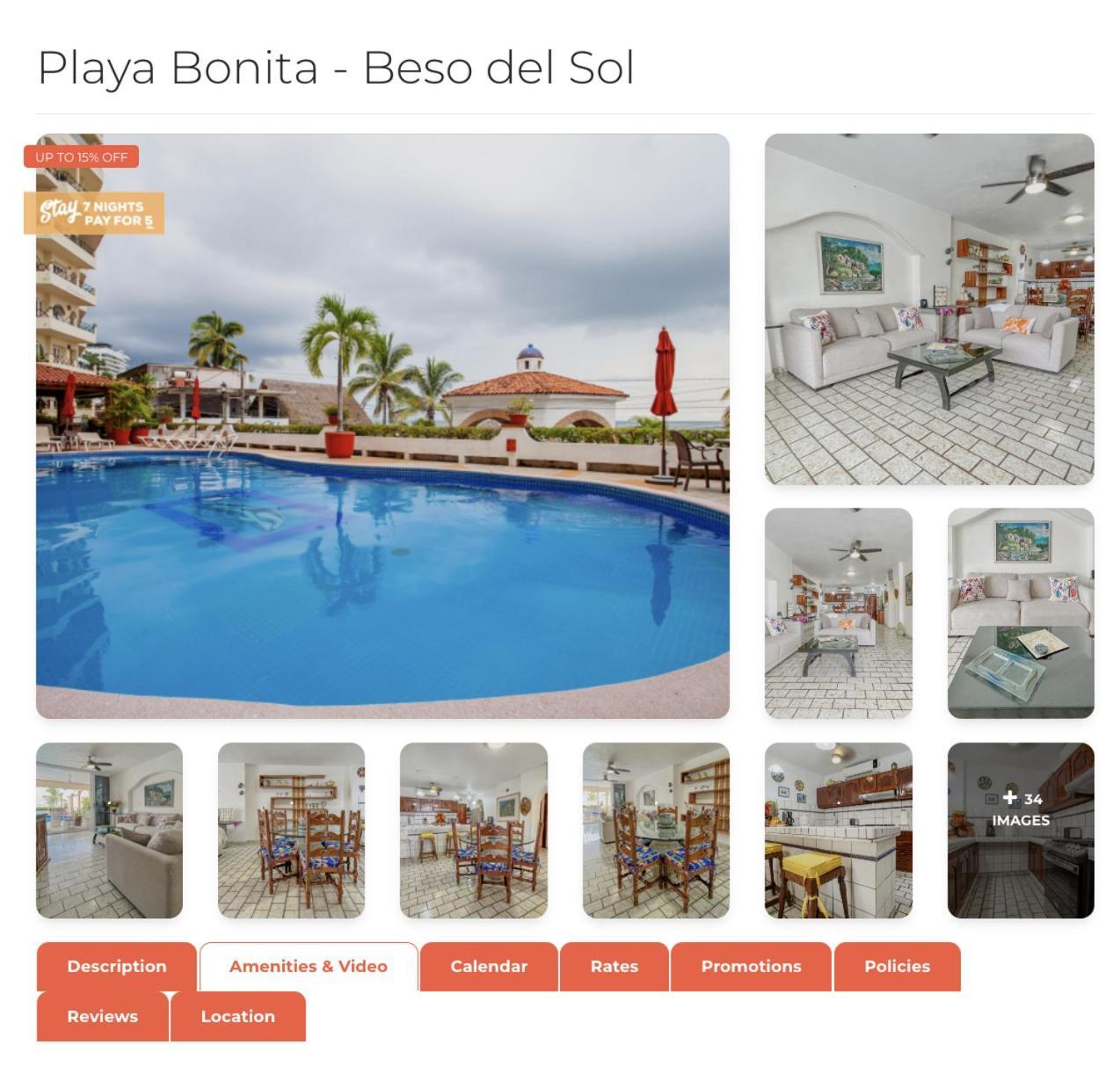 Playa Bonita Unit Beso Del Sol 101 Aparthotel Πουέρτο Βαγιάρτα Εξωτερικό φωτογραφία